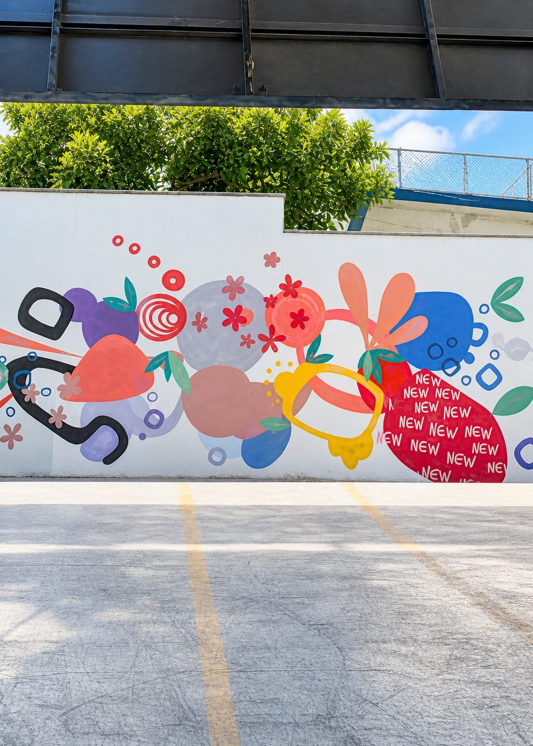 Mural assinado por Rod7